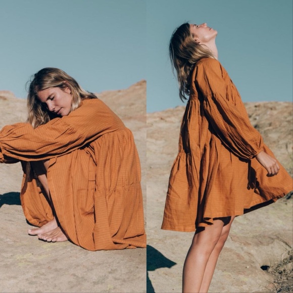 A Perfect Nomad Dresses & Skirts - A Perfect Nomad Symi Organic Cotton Dress Orange